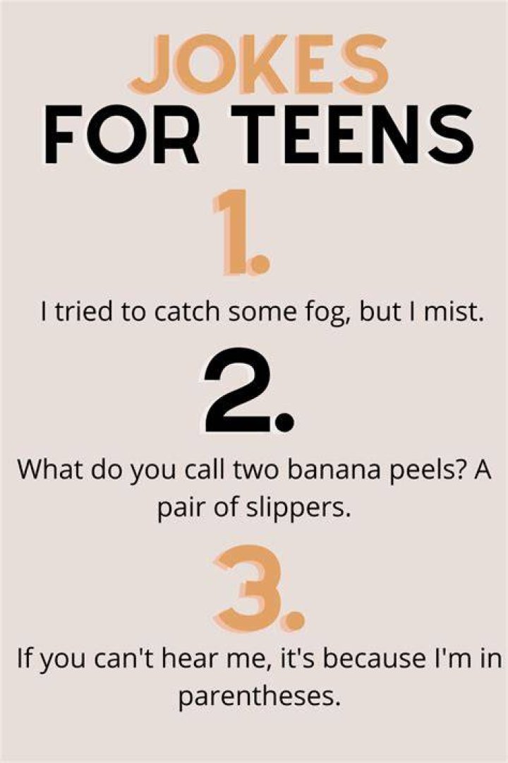 43 Funny Jokes For Teens momma teen