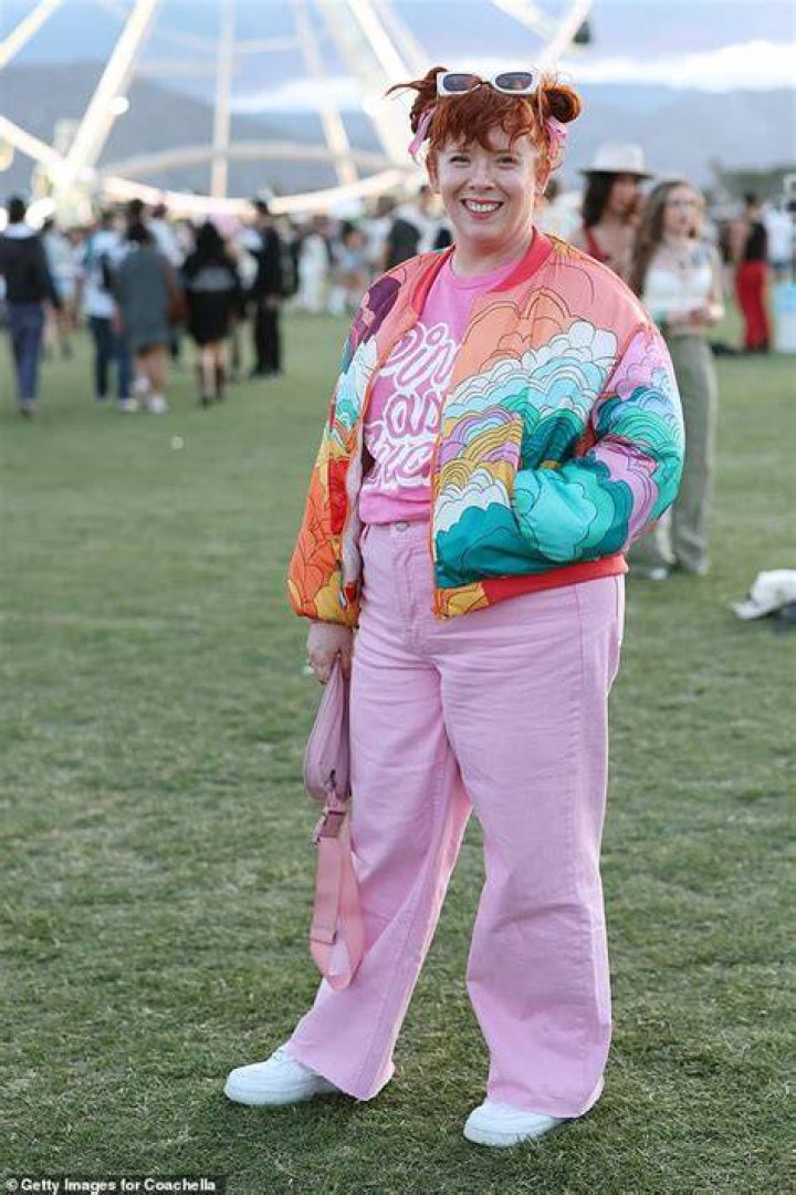 A festivalgoer attends the 2024 Coachella Valley Music and Arts Festival at Empire Polo Club on April 13, 2024 in Indio, California