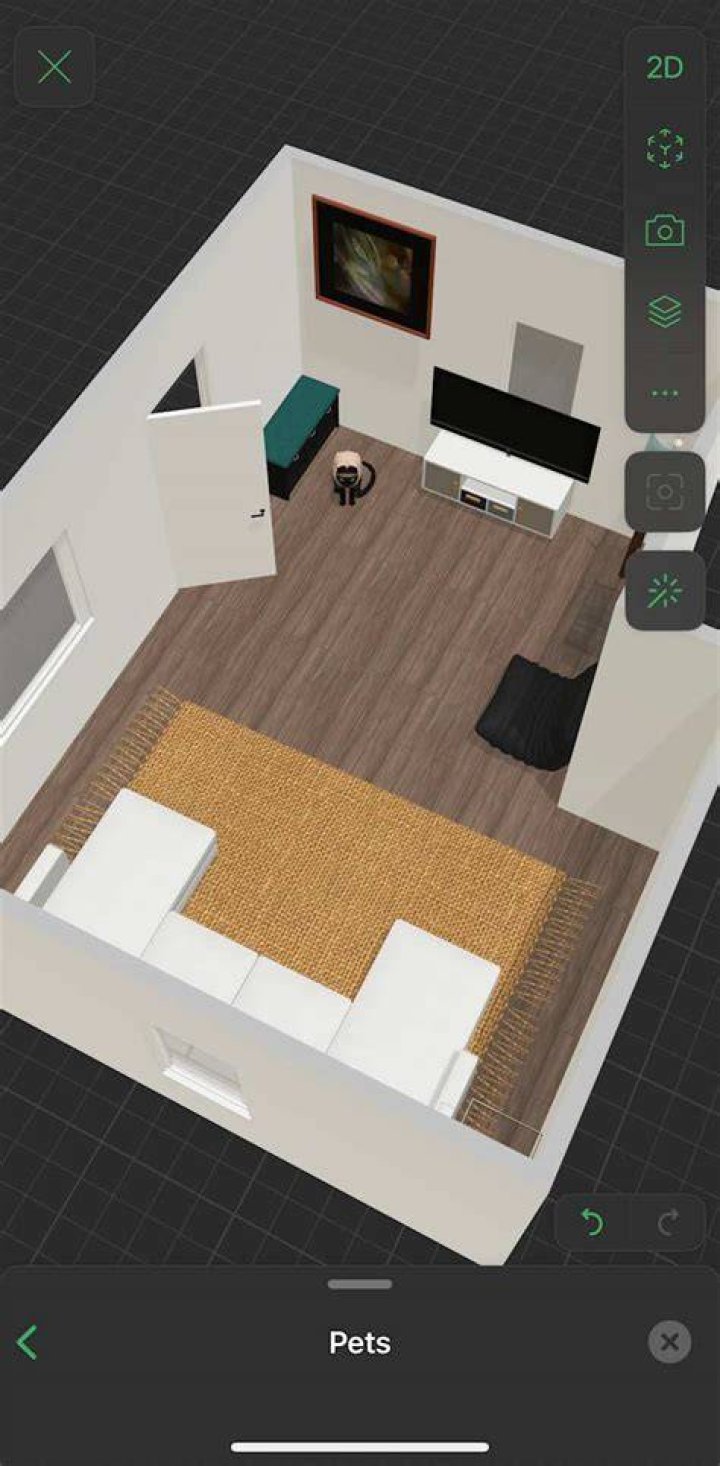 A screenshot of a room inside Turner's mansion posted on YouTube on July 3, 2022 | Source: Estates