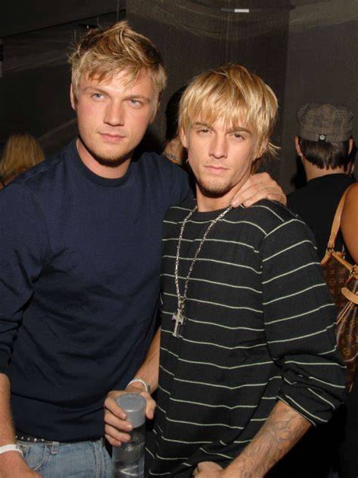 Aaron Carter and Nick Carter during 102.7 KIIS-FM's 2002 Wango Tango at Rose Bowl in Pasadena, California, United States. | Source: Getty Images
