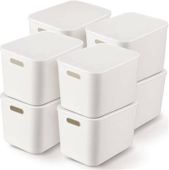 amazon white storage box