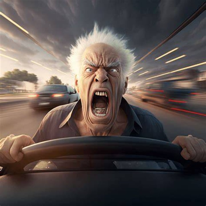 An image of road rage moments before a fatal shooting on the highway