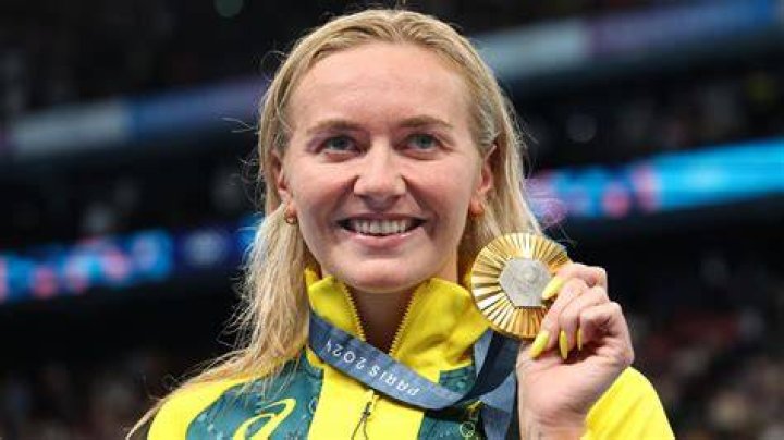 Ariarne Titmus (pictured) has won her fourth gold medal at the Commonwealth games
