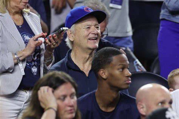 Bill Murray cheers on his son Luke's team, the Louisville Cardinals against the Florida State Seminoles in Tallahassee, FL in 2020. | Source: Getty Images