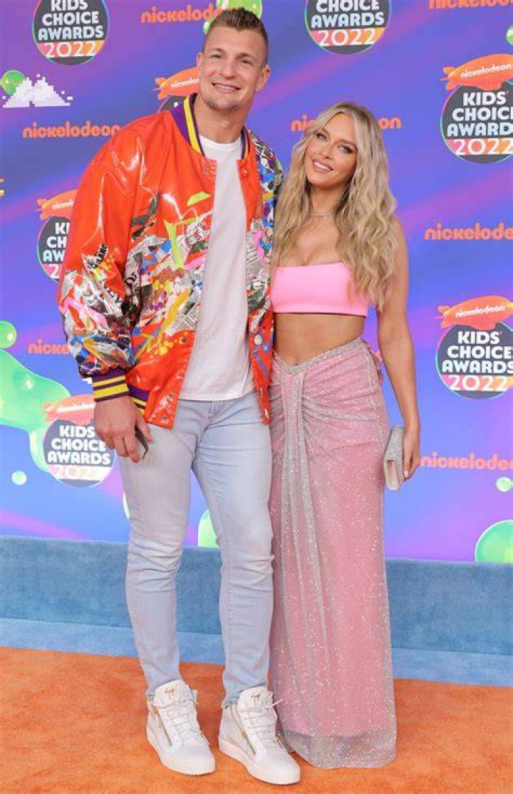 Camille Kostek and Rob Gronkowski