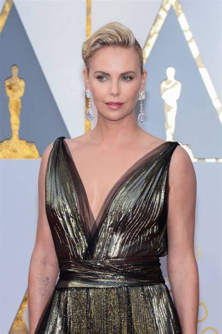 Charlize Theron on the red carpet at the world premiere of the film Fast X at the Colosseum, Rome