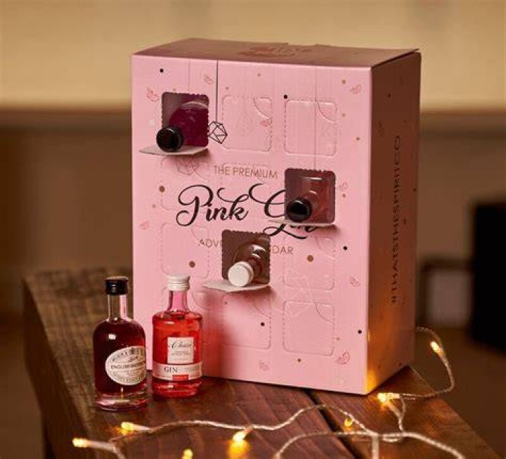cheap advent calendar pink gin