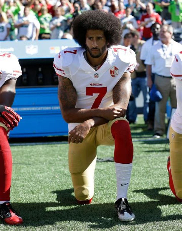 Colin Kaepernick photographed as he participates in a throwing exhibition during half time of the Michigan spring football game in Ann Arbor | Source: Getty Images