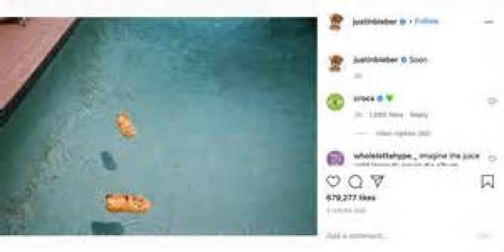 Crocs shares surge after Justin Bieber teases a collaboration with the iconic 'ugly' shoe brand
