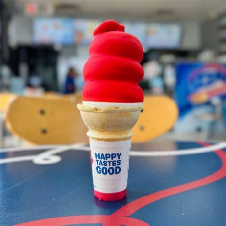 Dairy Queen Cherry Dipped Cone