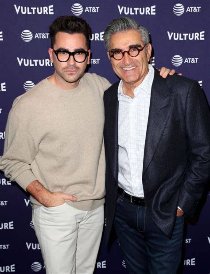 dan levy with eugene levy and deborah divine levy 