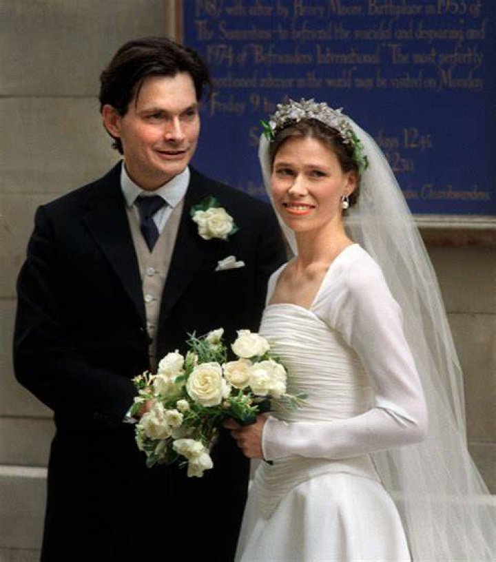 Daniel and Lady Sarah Chatto with baby Samuel in 1996