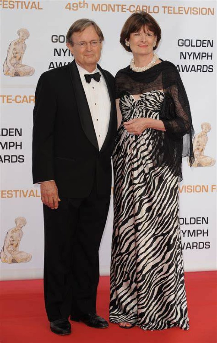 David McCallum and wife Katherine Carpenter at Monte Carlo Television Festival in 2009