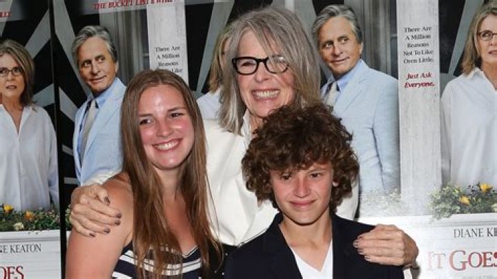 Dianne Keaton and her children