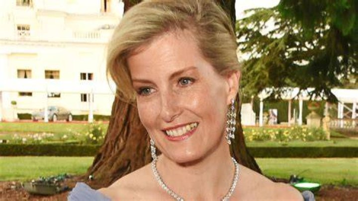 Duchess Sophie is unrecognisable with dark pixie hair and tiny mini skirt