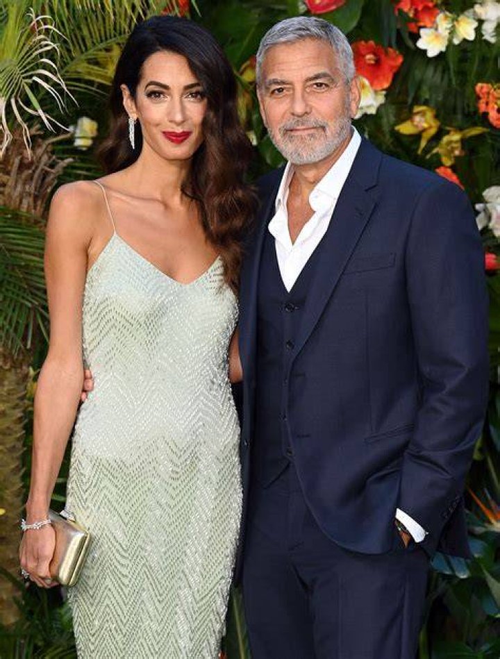 George and Amal Clooney's living room is so palatial in rare glimpse of their home