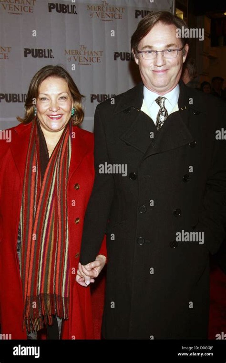 Georgiana Bischoff and her husband Richard Thomas at the opening night of "My Name Is Lucy Barton" on Broadway on January 15, 2020, in New York City | Source: Getty Images
