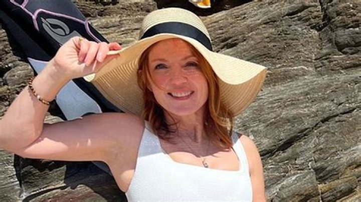 Geri Horner shares stunning sunset photo with adorable companion
