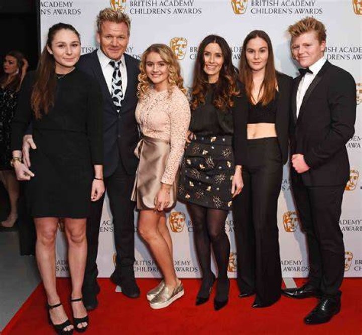 Gordon Ramsay, Tana Ramsay, Holly Ramsay and Matilda Ramsay at the GQ Food & Drink Awards