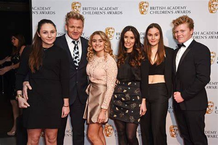 Gordon Ramsay with daughters Holly ramsay and Tilly ramsay