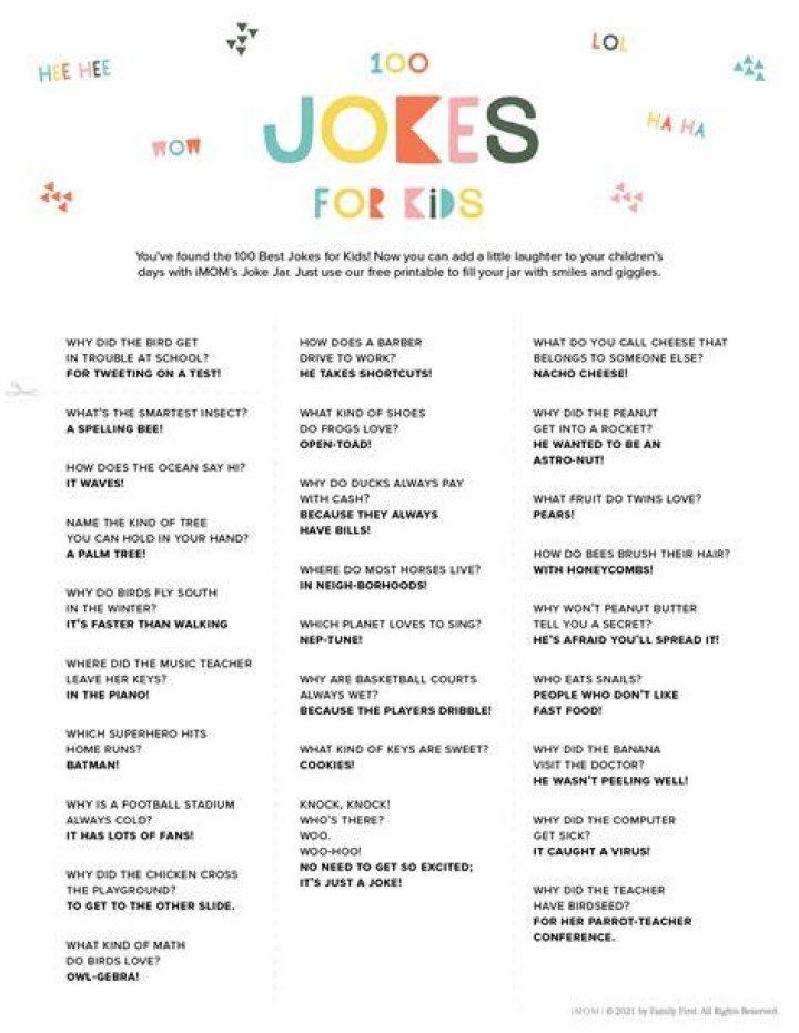 Hilarious 100 Jokes That Will Make You Laugh