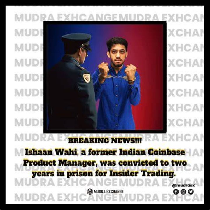Ishan Wahi is trending on Twitter as the case has been dubbed first crypto insider trading tipping scheme.