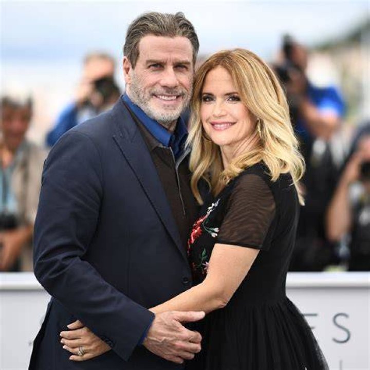 John Travolta and Kelly Preston at Cannes Film Festival in 2018