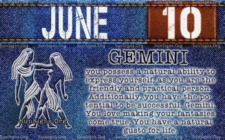 June 10 Zodiac (Gemini) Birthday Personality, Zodiac Sign, Compatibility, Ruling
