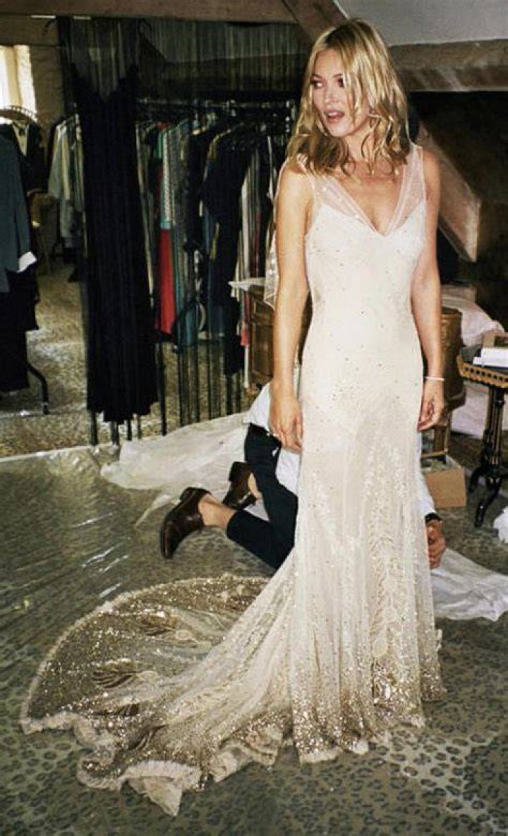 kate moss bridal gown self portrait
