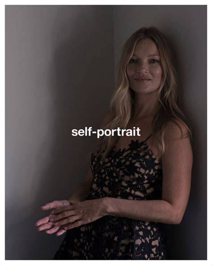 kate moss self portrait gown