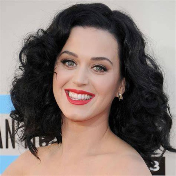 katy perry black hair throwback photo