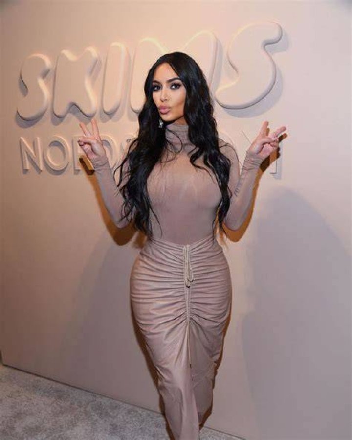 Kim Kardashian West attends the KKW Beauty Pop-Up at South Coast Plaza on December 4, 2018 in Costa Mesa, California