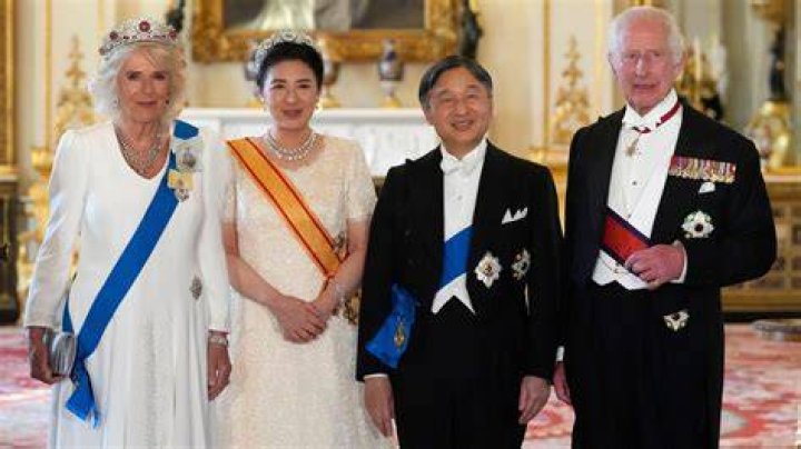 King Charles leads Japanese emperor in glamorous State Banquet &ndash; best photos