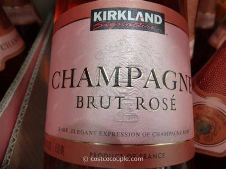 kirkland brut rose in bottle
