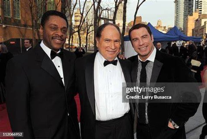 Lawrence Hilton-Jacobs, Gabe Kaplan, and John Travolta in New York City on April 10, 2011 | Source: Getty Images