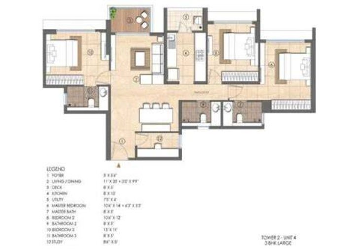 Lodha Woods Kandivali Premium 3 BHK Best Price 2.65 Cr*