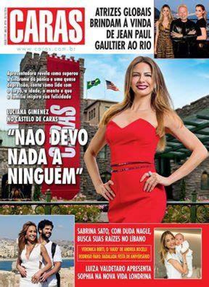 Luciana Gimenez A revista da mulher