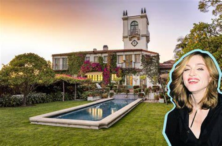Madonna at home in a photo shared on Instagram