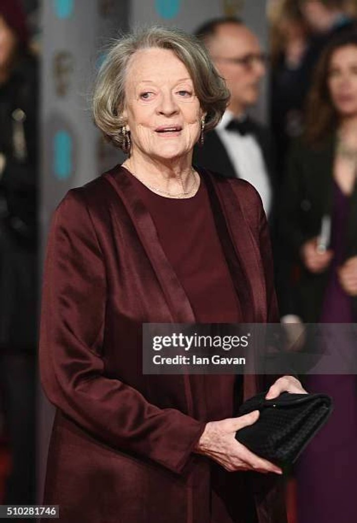 Maggie Smith attends the EE British Academy Film Awards on February 14, 2016 | Source: Getty Images