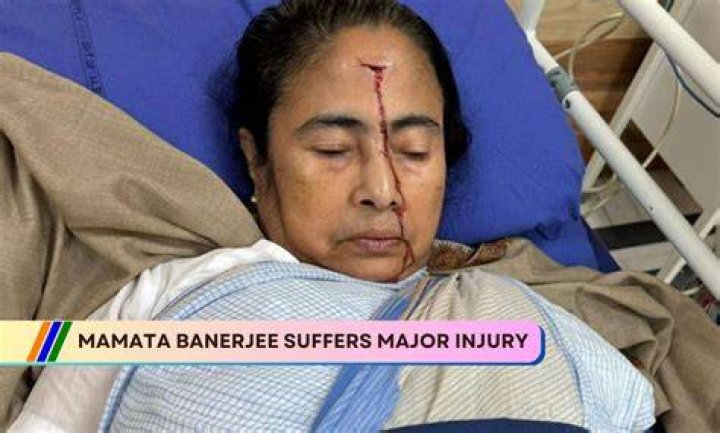 Mamata Banerjee suffers injury, admitted to hospital