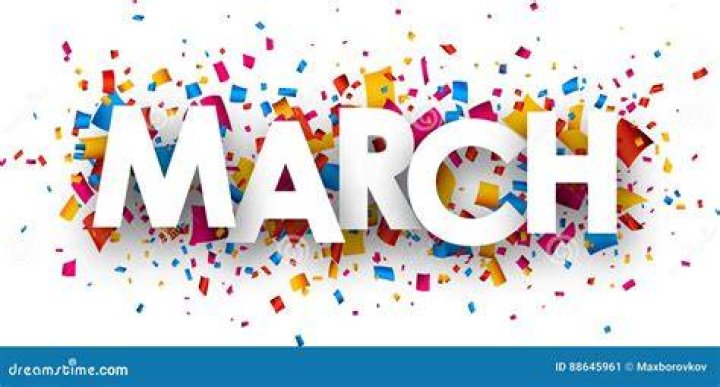 March sign Royalty Free Vector Image VectorStock