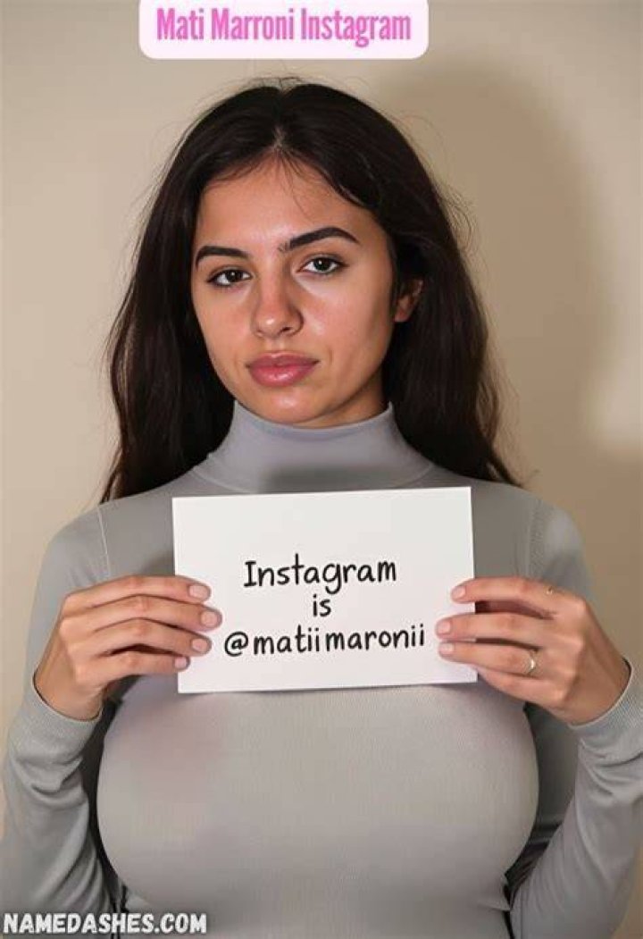 Mati Marroni Instagram Influencer And Content Creator