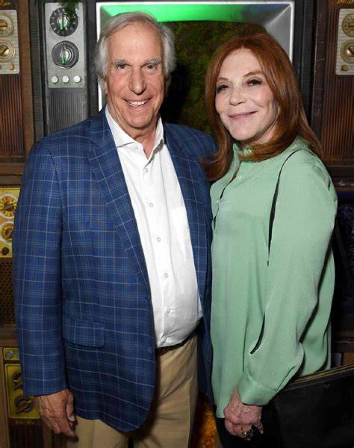 Max Winkler, Henry Winkler, Stacey Winkler, Zoe Winkler and Jed Weitzman at Sportsmens Lodge on January 29, 2016 in Studio City, California | Source: Getty Images
