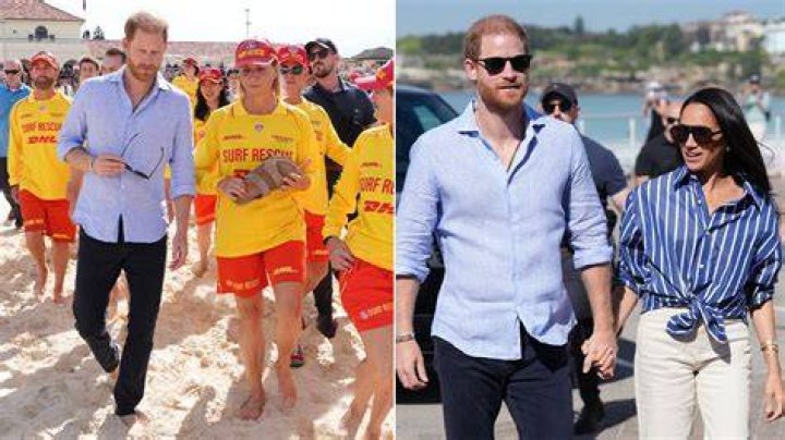 meghan harry beach