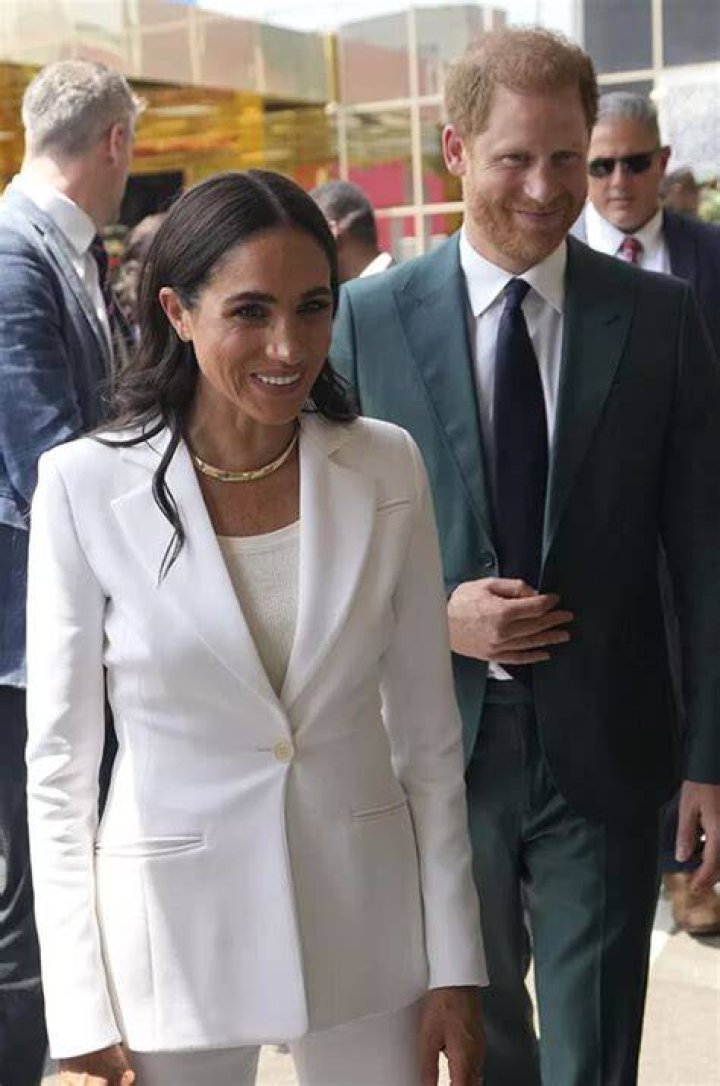 Meghan Markle white suit
