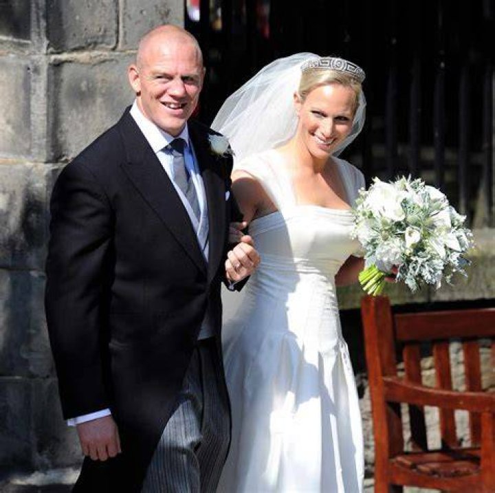 mike and zara tindall at wimbledon