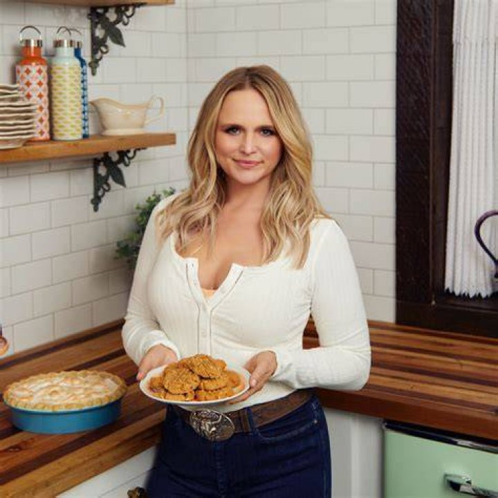 Miranda Lambert in her kitchen
