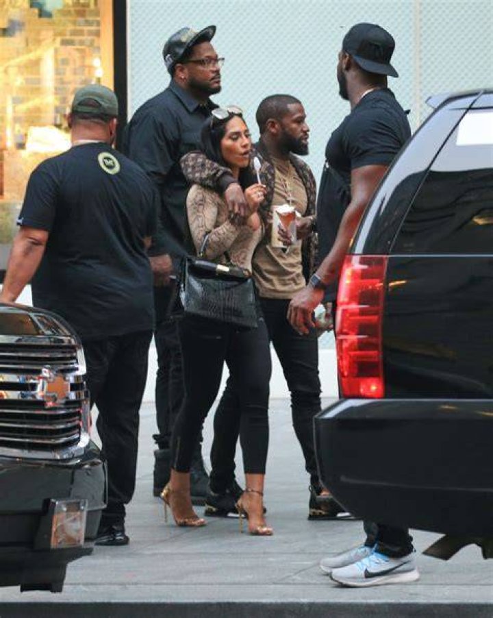 Nabila meanwhile sported a huge diamond ring on her right hand while out with the boxer