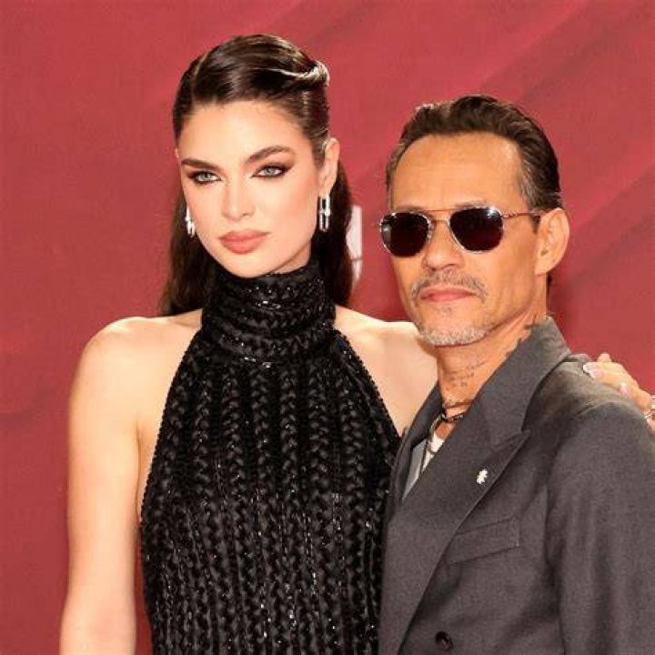 Nadia Ferreira and Marc Anthony at the star ceremony where he was honored with a star on the Hollywood Walk of Fame in Los Angeles, California on September 6, 2023