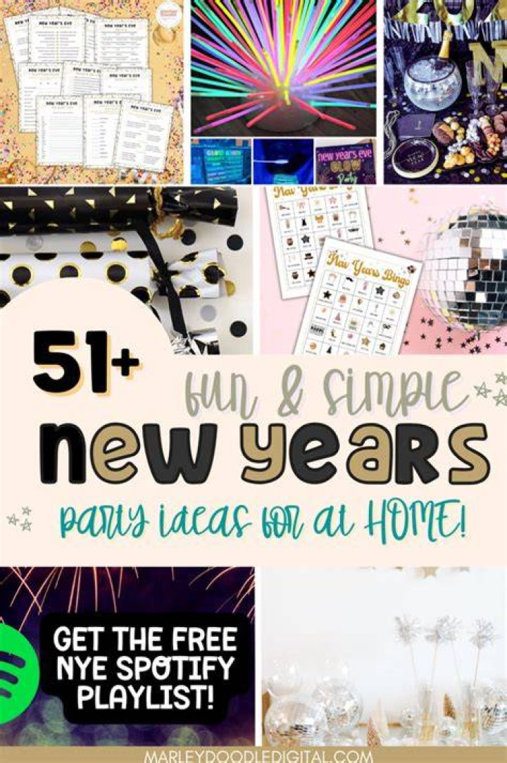 nye decorations party games invitations etsy